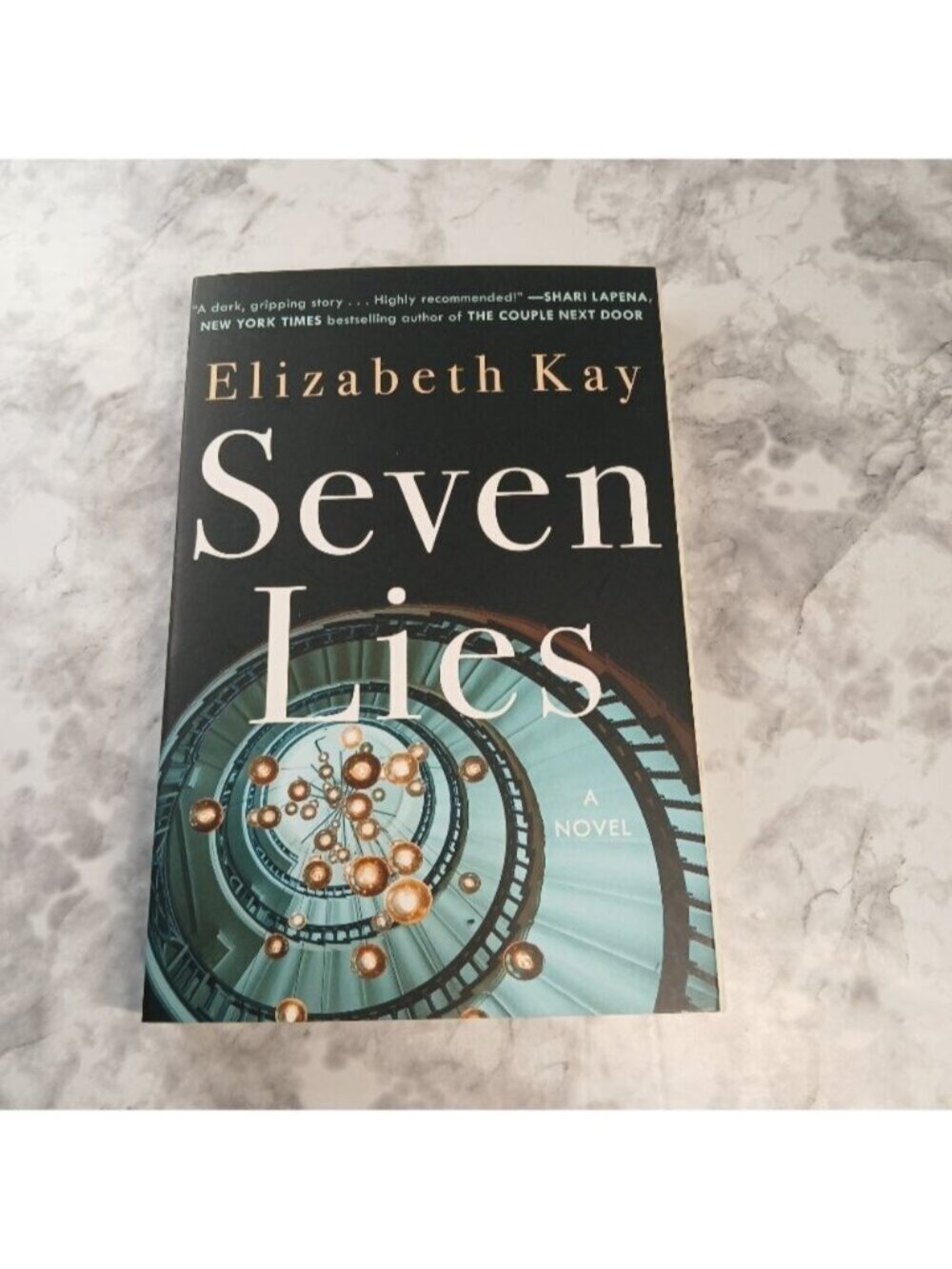 Seven Lies Paperback Psychological Thriller Novel Elizabeth Kay